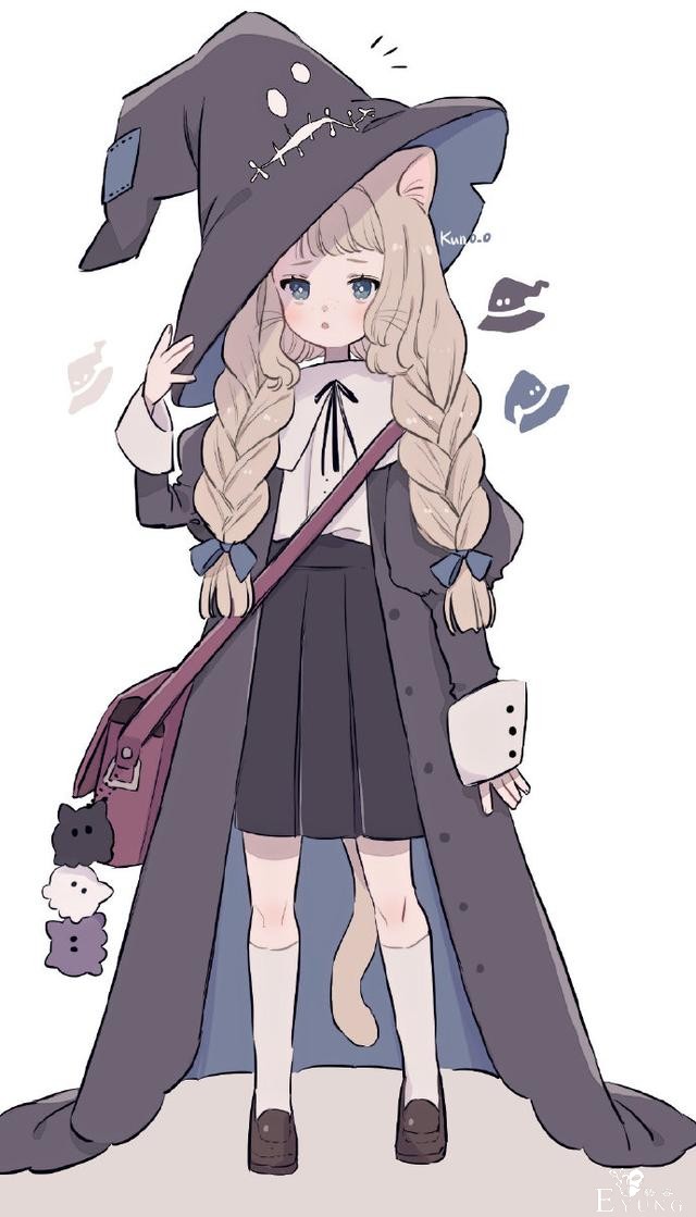 画师大佬笔下的魔女妹子们，每一个都萌萌哒-7.jpg