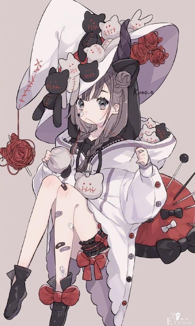 画师大佬笔下的魔女妹子们，每一个都萌萌哒-10.jpg