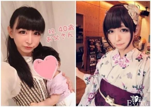 日本40岁伪娘大叔女装庆生！长相甜美还获官方承认-1.jpg