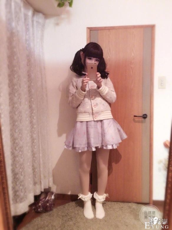 日本40岁伪娘大叔女装庆生！长相甜美还获官方承认-7.jpg