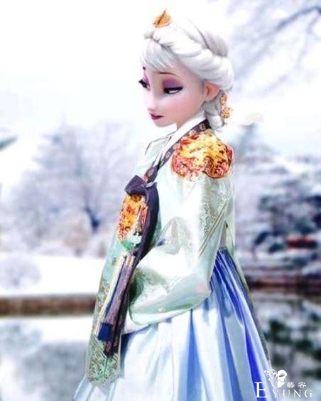艾莎女王游遍中日韩，汉服和服换着穿，每个造型都好美-6.jpg