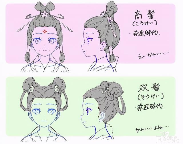 画师大佬分享那些动漫里也经常出现的发型，第四个好像有点危险-7.jpg