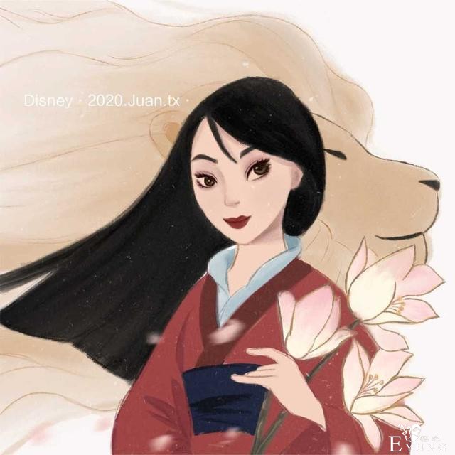 当迪士尼公主遇上十二星座，木兰是狮子座，艾莎女王变白羊-1.jpg