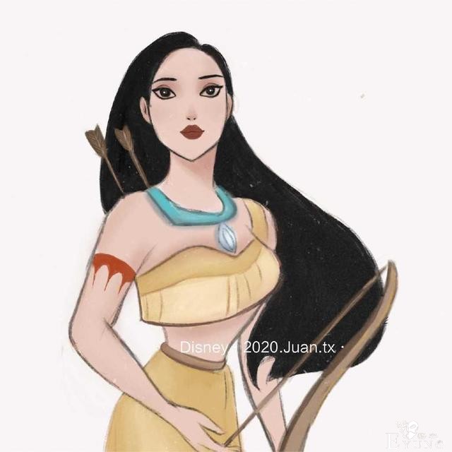 当迪士尼公主遇上十二星座，木兰是狮子座，艾莎女王变白羊-8.jpg