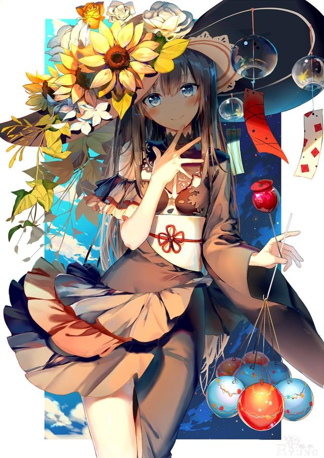 来自于日本的一组造型十分漂亮可爱的萌妹子插画欣赏！画技很优秀-18.jpg