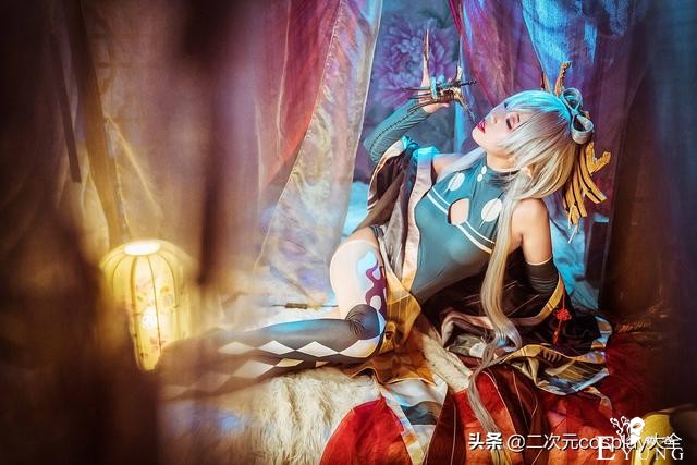 亡国祸水妲己洛天依cos，惊鸿一瞥，美目盼兮好一个温婉魅惑-3.jpg