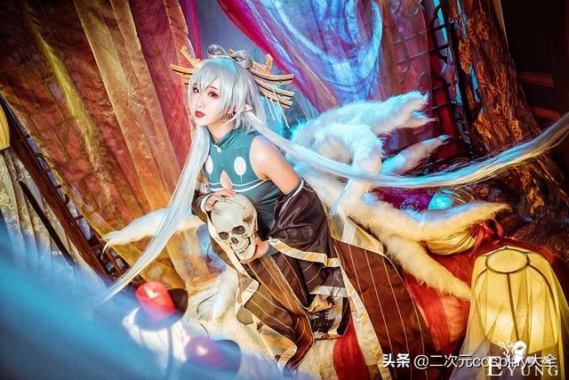 亡国祸水妲己洛天依cos，惊鸿一瞥，美目盼兮好一个温婉魅惑-5.jpg