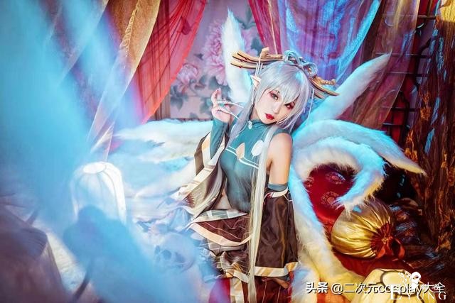亡国祸水妲己洛天依cos，惊鸿一瞥，美目盼兮好一个温婉魅惑-8.jpg