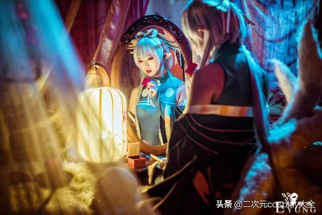 亡国祸水妲己洛天依cos，惊鸿一瞥，美目盼兮好一个温婉魅惑-12.jpg