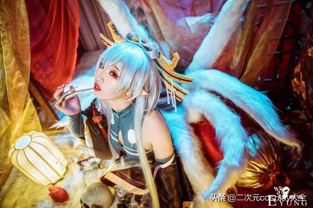 亡国祸水妲己洛天依cos，惊鸿一瞥，美目盼兮好一个温婉魅惑-9.jpg