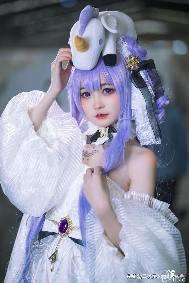 《碧蓝航线》独角兽cos，清丽可爱，美得像一道温暖的光-3.jpg