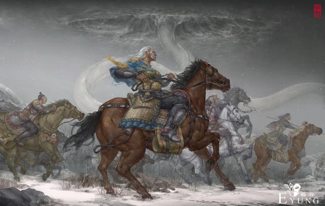国人插画大佬绘制的古风神话题材插画作品！画风厚重画面非常震撼-5.jpg