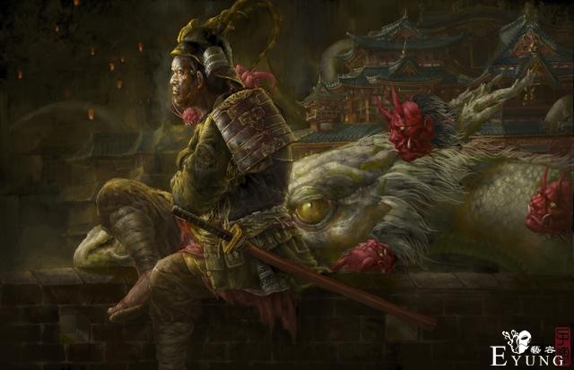 国人插画大佬绘制的古风神话题材插画作品！画风厚重画面非常震撼-10.jpg
