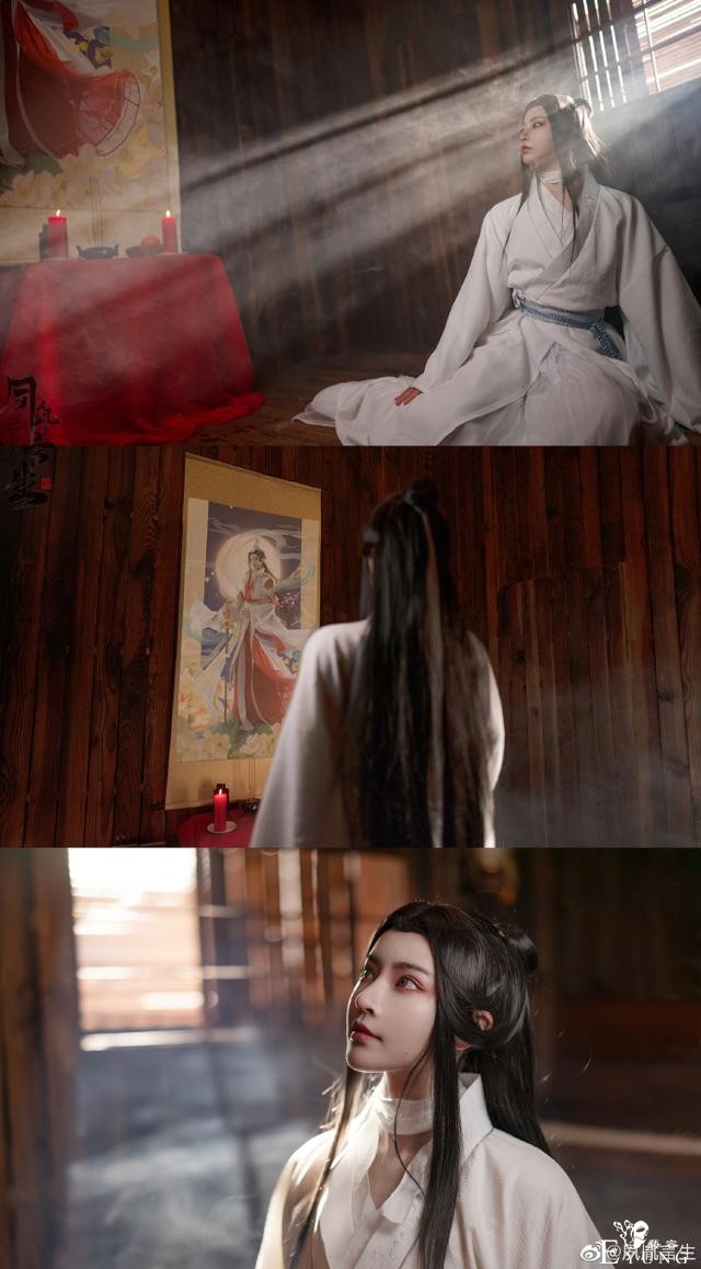 《天官赐福》谢怜cos，电影质感，太子悦神绝美惊动心弦-2.jpg