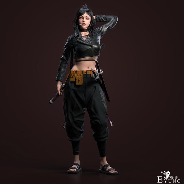很棒的一组3D人物建模作品欣赏！造型漂亮制作细节精美-5.jpg