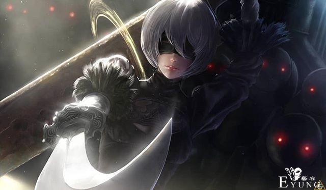 一组《尼尔机械纪元》人气角色2B姐的同人插画作品！画技相当不错-4.jpg