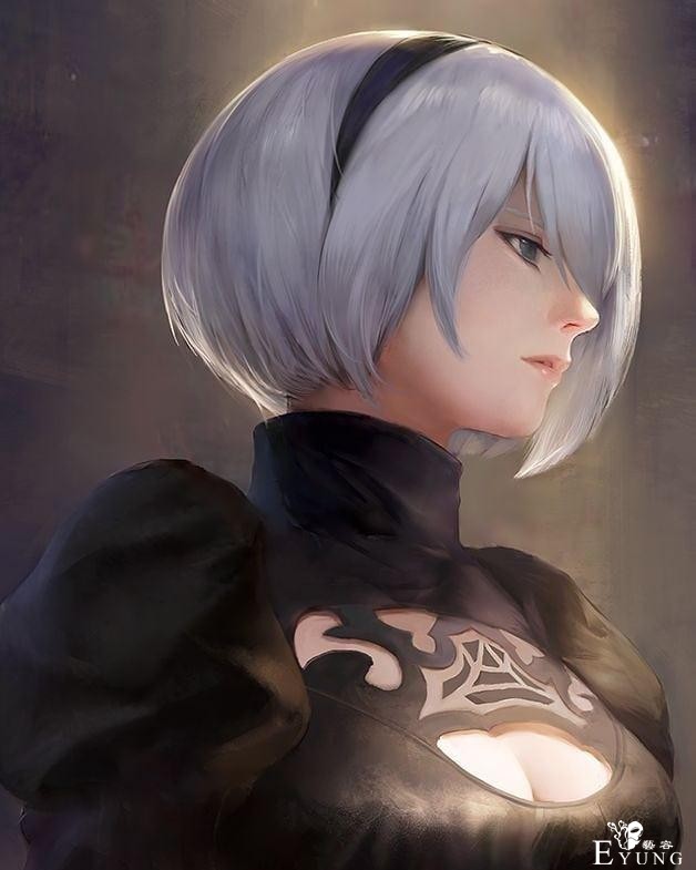 一组《尼尔机械纪元》人气角色2B姐的同人插画作品！画技相当不错-10.jpg