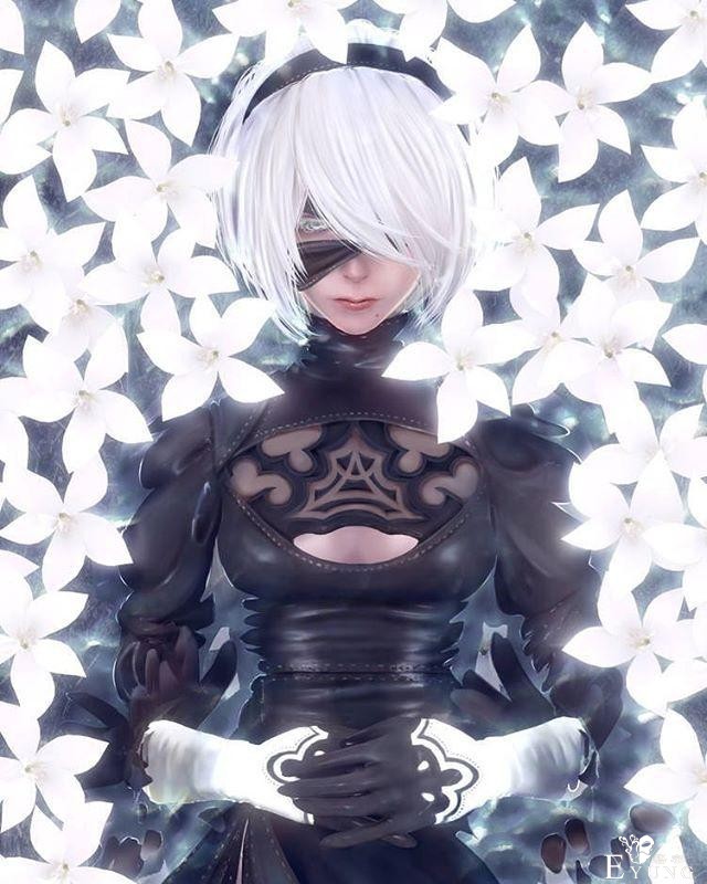 一组《尼尔机械纪元》人气角色2B姐的同人插画作品！画技相当不错-19.jpg