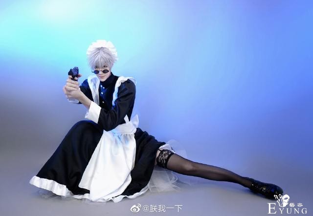 黑丝，女仆装还有兽耳的五条悟，《咒术回战》私设cosplay-4.jpg