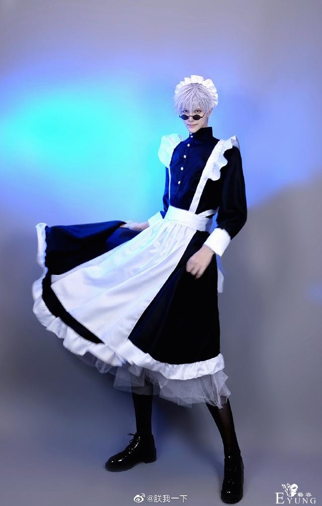 黑丝，女仆装还有兽耳的五条悟，《咒术回战》私设cosplay-3.jpg