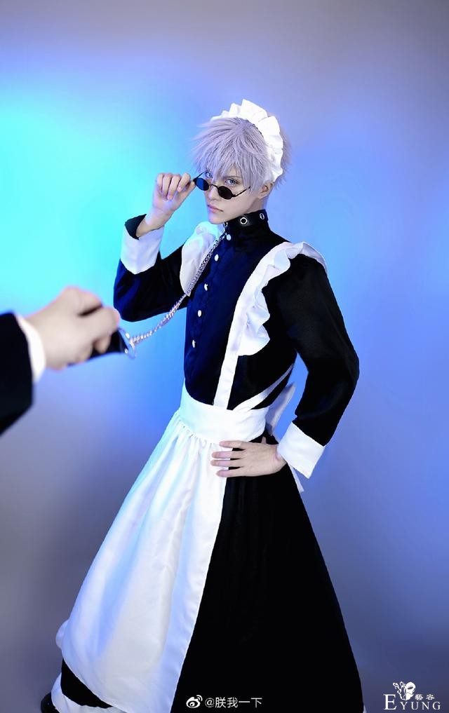 黑丝，女仆装还有兽耳的五条悟，《咒术回战》私设cosplay-5.jpg