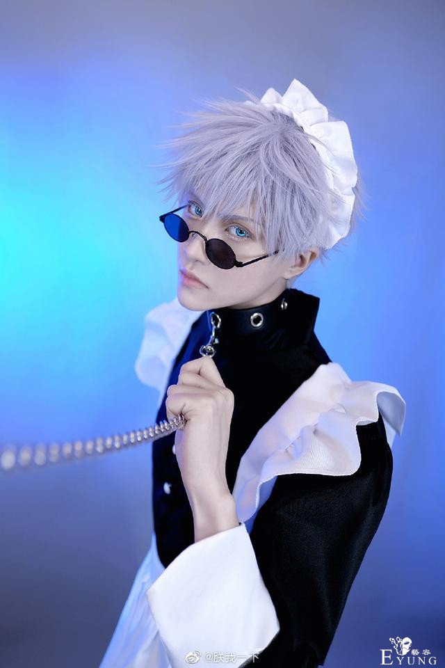 黑丝，女仆装还有兽耳的五条悟，《咒术回战》私设cosplay-6.jpg