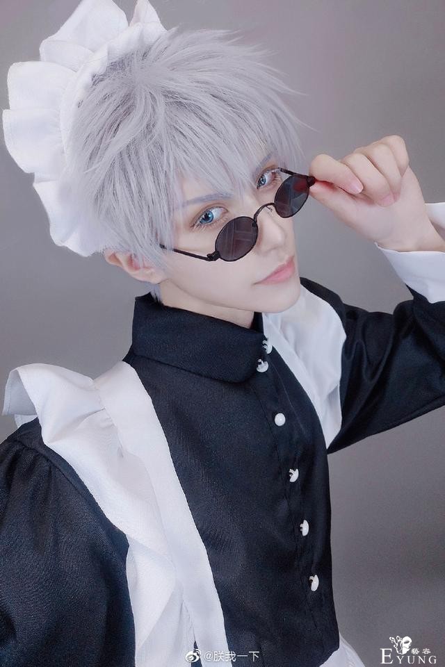 黑丝，女仆装还有兽耳的五条悟，《咒术回战》私设cosplay-11.jpg