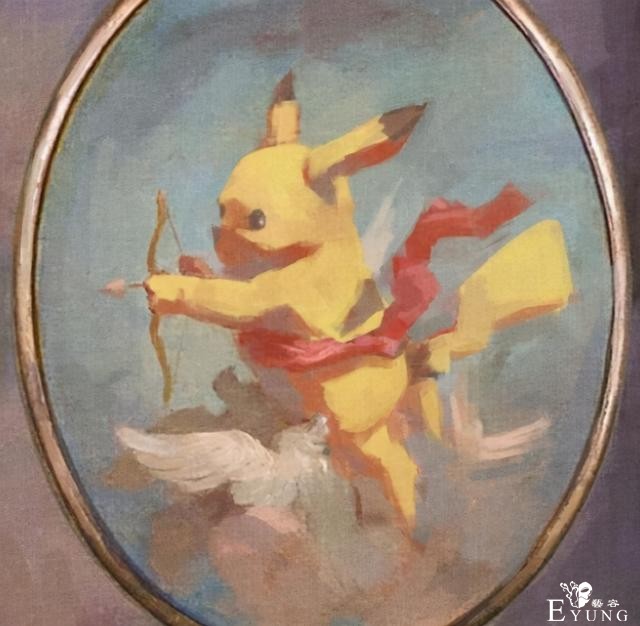 画师绘制油画版皮卡丘，之前有位大佬画得太搞笑，被官方劝退了-3.jpg