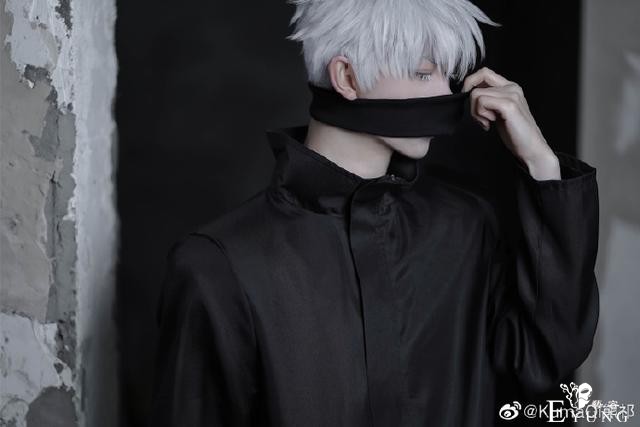 老攻还原老公系列，《咒术回战》五条悟cos，痞帅颜值我太爱了-13.jpg