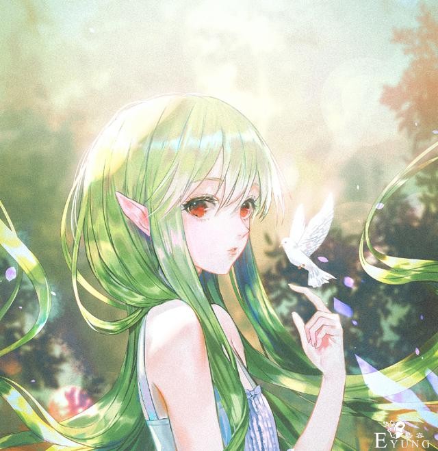两位大佬级画师的漂亮人物插画合集！造型唯美画面华丽的养眼大作-7.jpg
