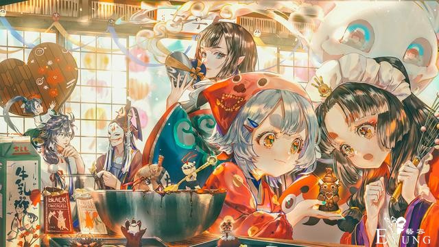 两位大佬级画师的漂亮人物插画合集！造型唯美画面华丽的养眼大作-4.jpg