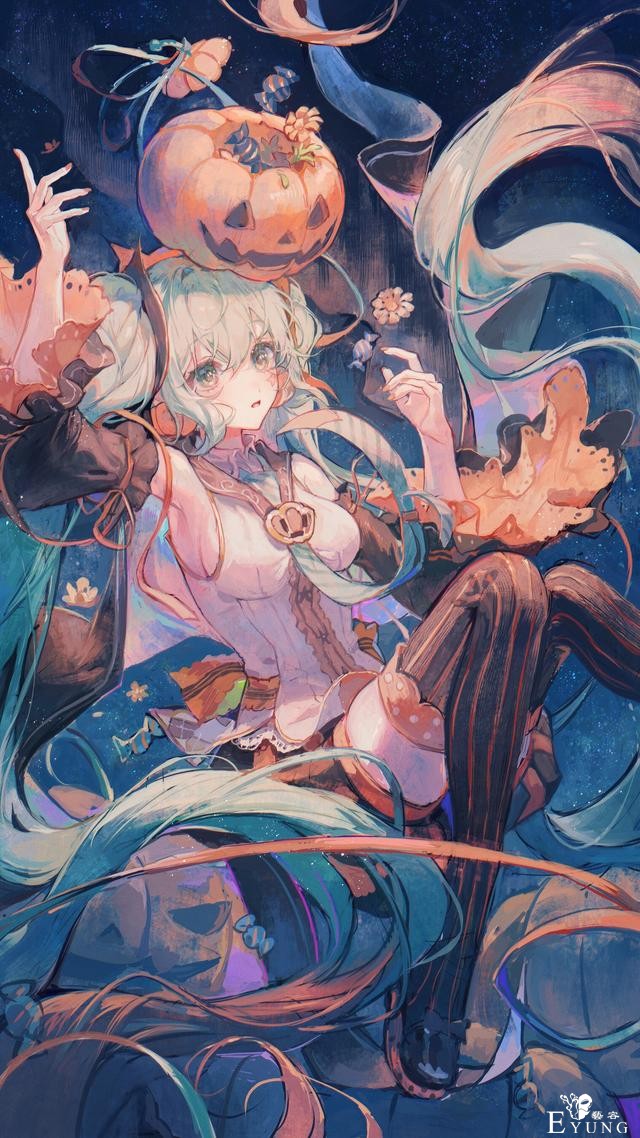非常漂亮的一组初音未来同人插画作品欣赏！人物美型画风唯美-2.jpg