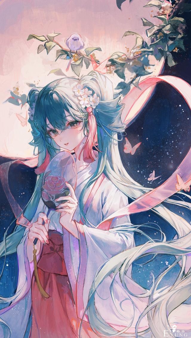 非常漂亮的一组初音未来同人插画作品欣赏！人物美型画风唯美-3.jpg