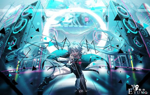 非常漂亮的一组初音未来同人插画作品欣赏！人物美型画风唯美-14.jpg