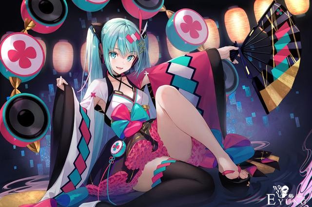 非常漂亮的一组初音未来同人插画作品欣赏！人物美型画风唯美-17.jpg