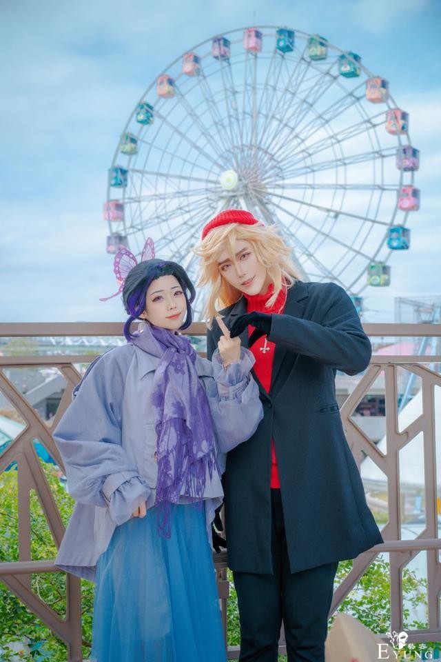 《鬼灭之刃》现代私设cos，童磨和蝴蝶忍的甜蜜约会-6.jpg