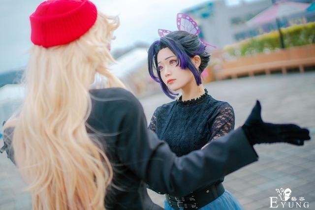 《鬼灭之刃》现代私设cos，童磨和蝴蝶忍的甜蜜约会-13.jpg