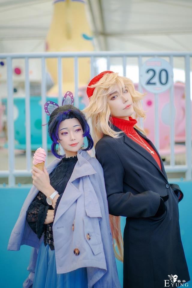 《鬼灭之刃》现代私设cos，童磨和蝴蝶忍的甜蜜约会-17.jpg