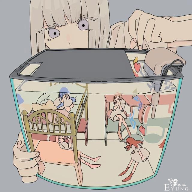 这位画师笔下的房间十分二次元，这要一个人住的话，简直太棒了-7.jpg