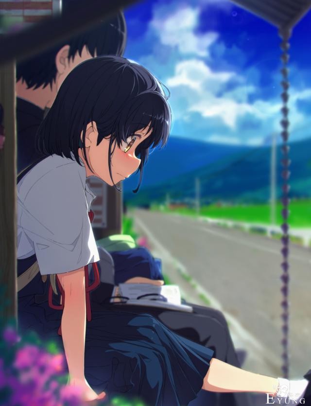 可爱妹子遇上夏日暖阳，画师大佬笔下的夏天太美好了-4.jpg