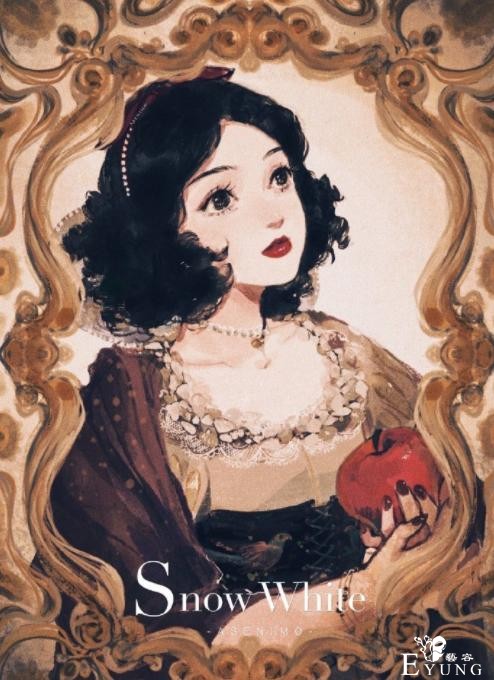 阿莘大佬笔下的迪士尼公主，木兰的气质堪比女王，贝儿回眸一笑-3.jpg