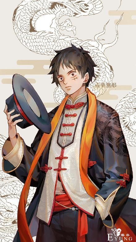 海贼王男神也走中国风，索大化身江湖侠客，路飞变身大当家-5.jpg