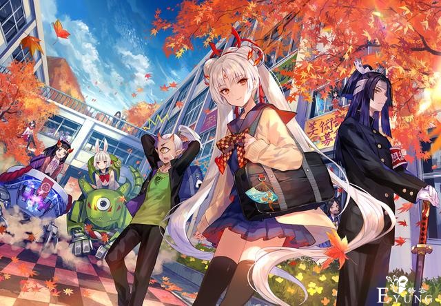 日本画师藤原宣布结婚，她的作品你多半见过，颜色太漂亮了-3.jpg