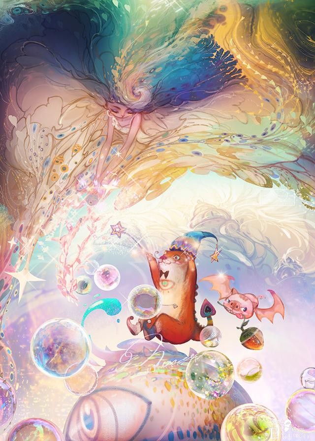 一组画风极致唯美的插画作品欣赏！画技成熟画面绝对赏心悦目-4.jpg