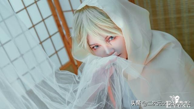 《刀剑乱舞》山姥切国广cos，俊美的面容，瞬间帅到我了-8.jpg