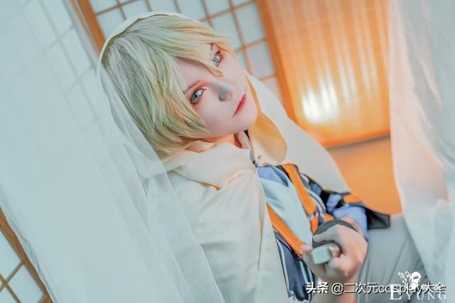 《刀剑乱舞》山姥切国广cos，俊美的面容，瞬间帅到我了-4.jpg