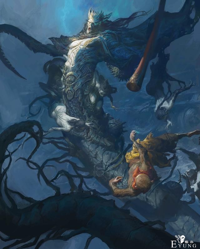 国人大神气势恢宏的插画作品！把西游绘制出了史诗魔幻大片的感觉-2.jpg