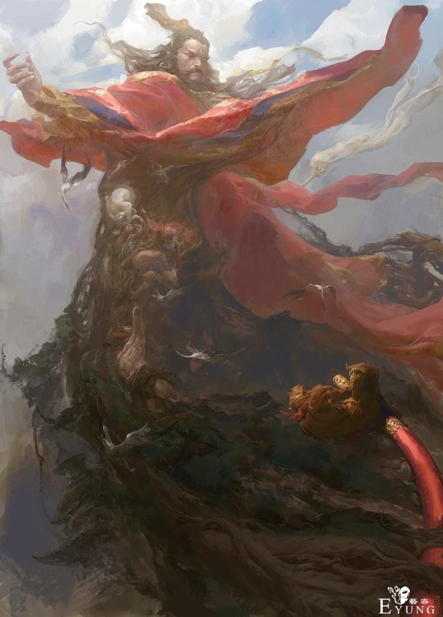 国人大神气势恢宏的插画作品！把西游绘制出了史诗魔幻大片的感觉-4.jpg