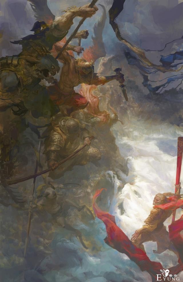 国人大神气势恢宏的插画作品！把西游绘制出了史诗魔幻大片的感觉-5.jpg