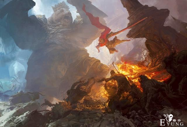 国人大神气势恢宏的插画作品！把西游绘制出了史诗魔幻大片的感觉-7.jpg
